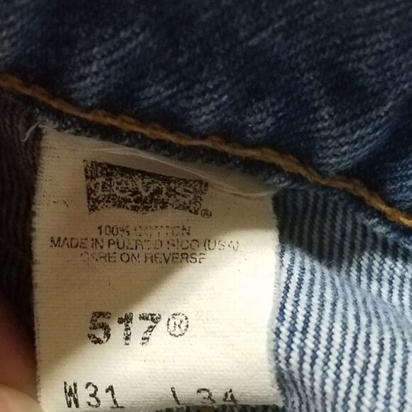 Levi's 517 90s Orange Tab Mid-Wash High Waisted Bootcut Wedgie Jeans - Picture 11 of 16